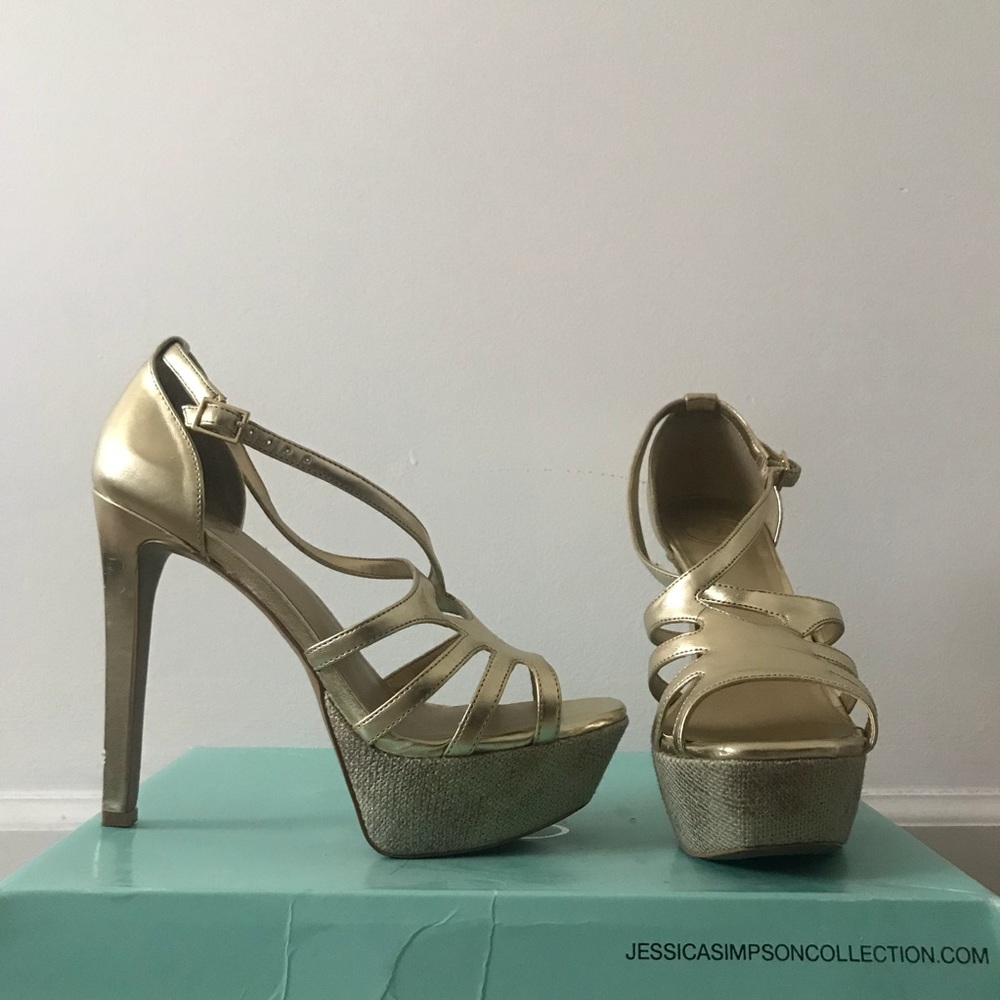 Gold heels